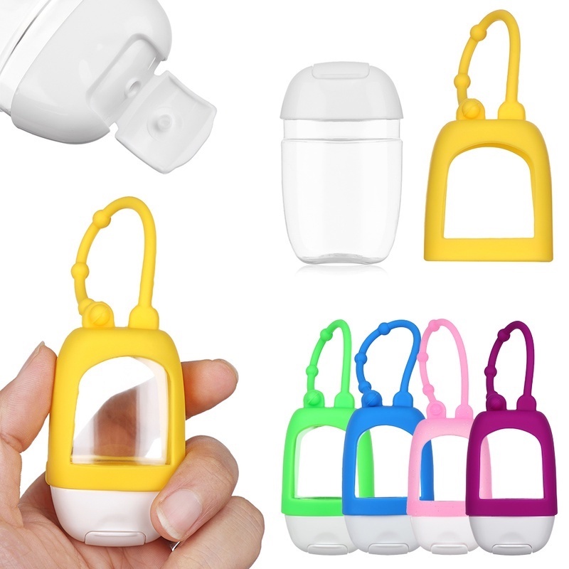 Bình Đựng Nước Rửa Tay Dạng Nắp Lật Bằng Silicone 30ml