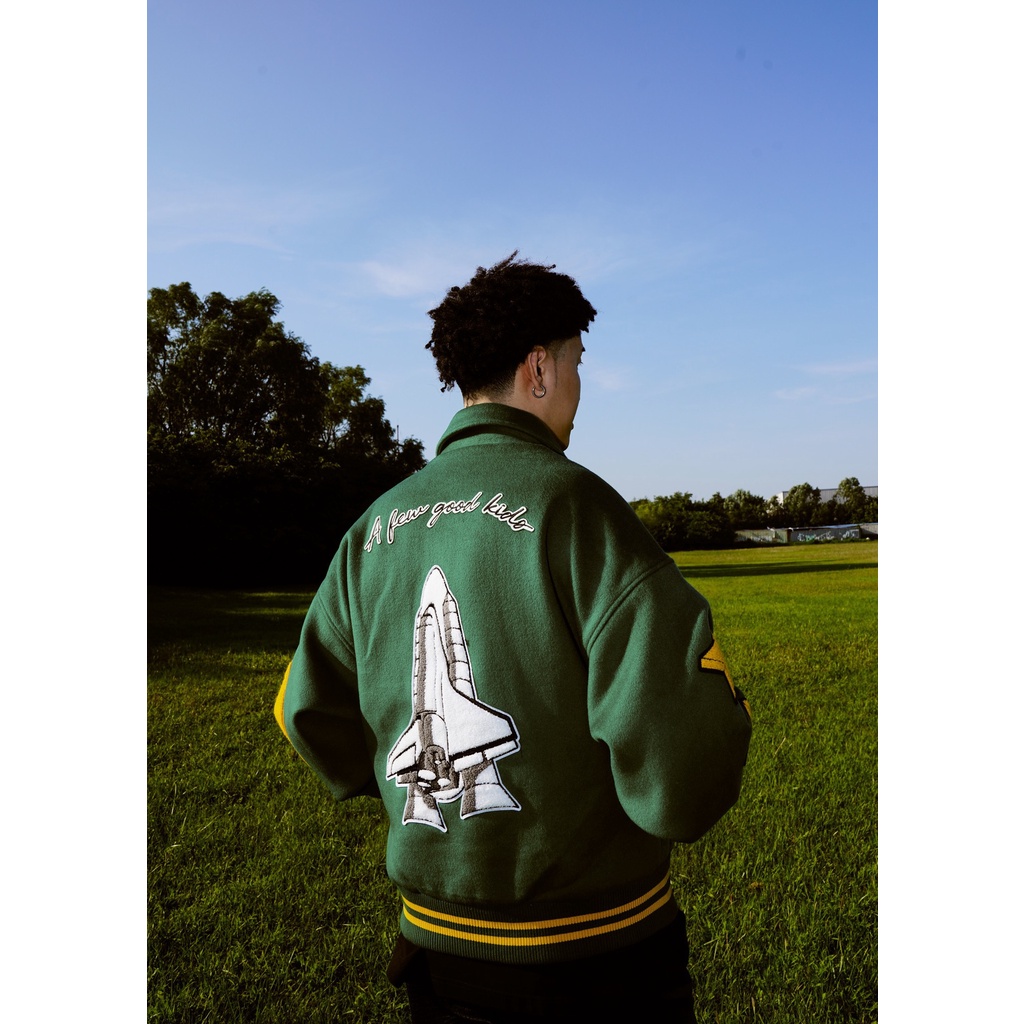 Áo Bomber - AFGK - A Few Good Kids Space Travel Varsity Jacket