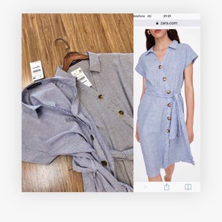 Váy sọc line nữ zara women dư xịn