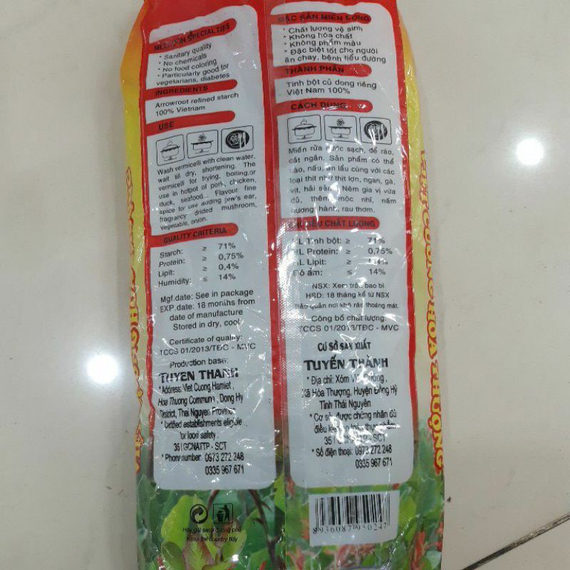 Miến dong Việt Cường Hóa Thượng bịch 500gr | BigBuy360 - bigbuy360.vn