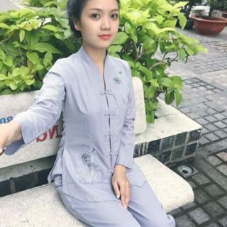 Đồ lam phật tử mẫu bà lai tim