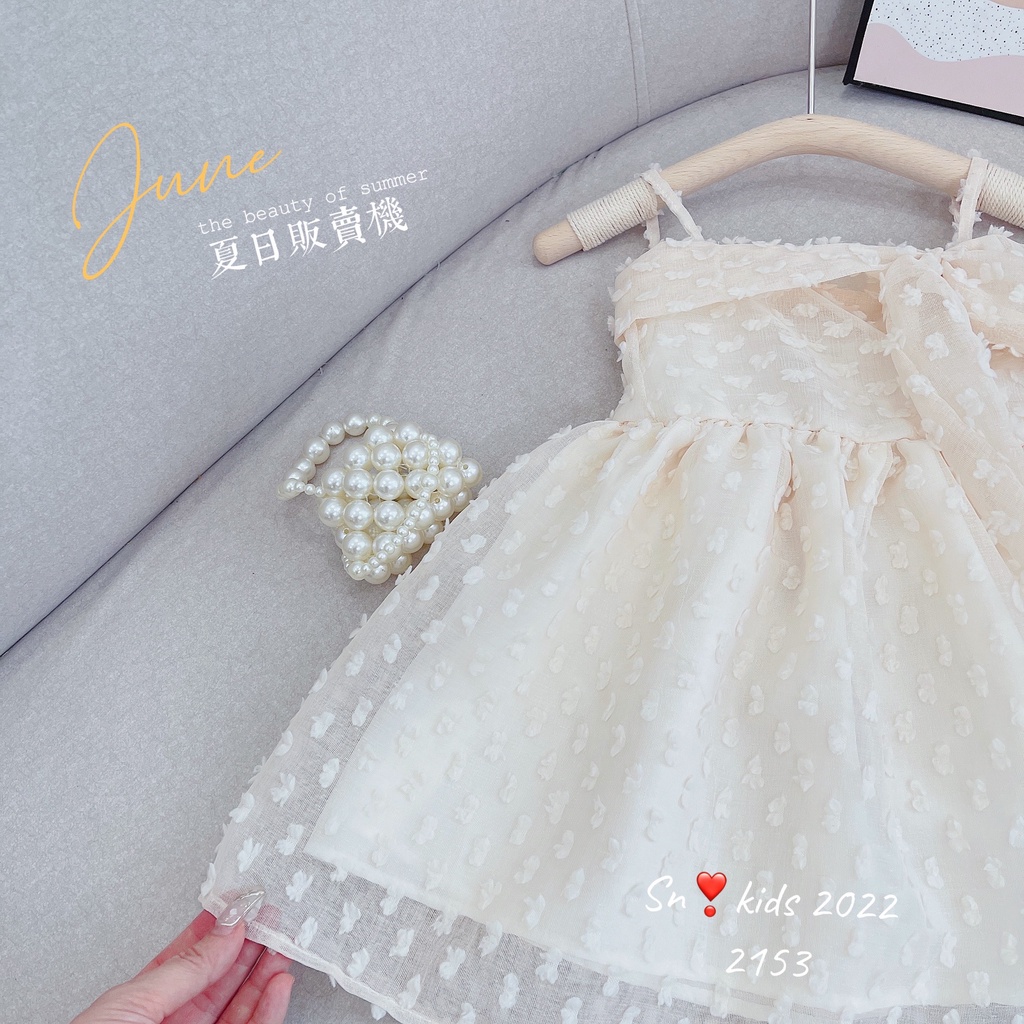 Váy Trắng Thiết Kế Đi Chơi Dự Tiệc Cho Bé Gái