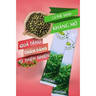cà phê xanh kháng mỡ