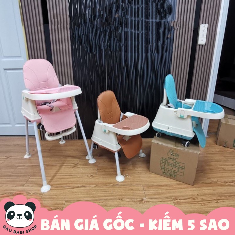 FREE SHIP !!! GHẾ ĂN DẶM HANBEI / 9BABY MẪU MỚI ĐẦY ĐỦ ĐỆM NGỒI