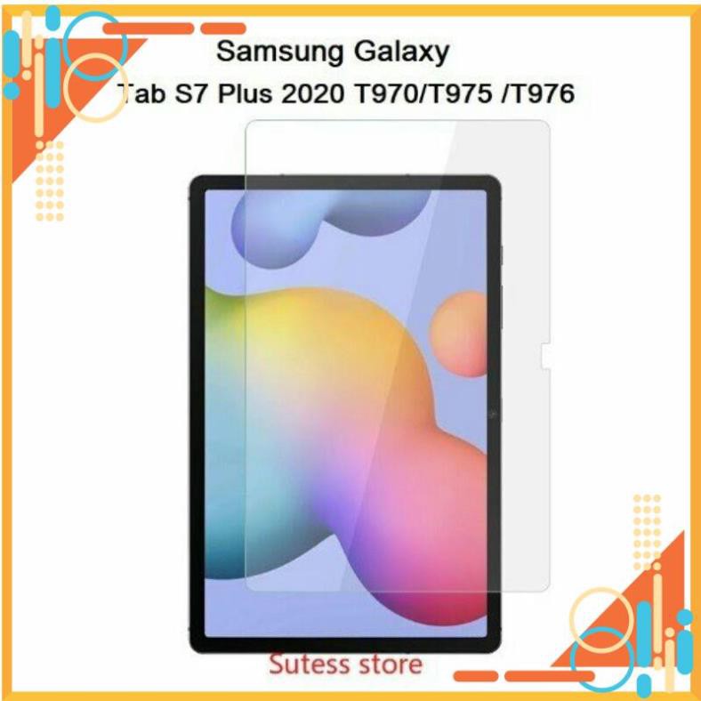 Dán kính cường lực Samsung Galaxy Tab S7 plus 12.4 inch SM-T970 / T975 / T976 tấm dá