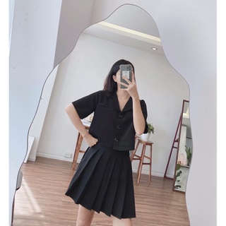 set áo + chân váy xoè