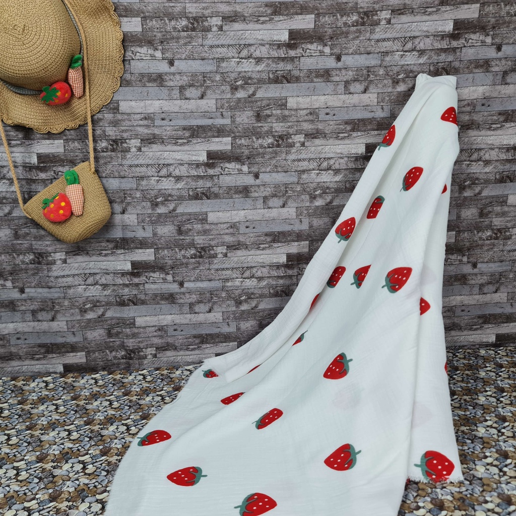 Vải xô muslin 2 lớp cao cấp - Bộ sưu tập các mẫu dâu