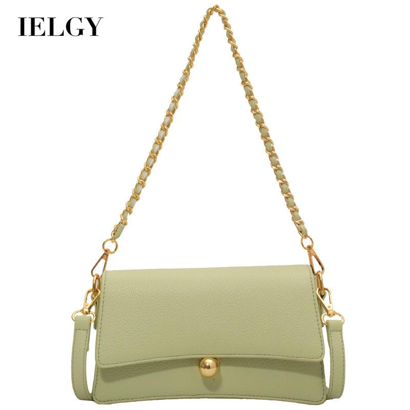 Túi đeo chéo vai IELGY quai xích chất lượng cao dễ phối đồ thời trang cho nữ