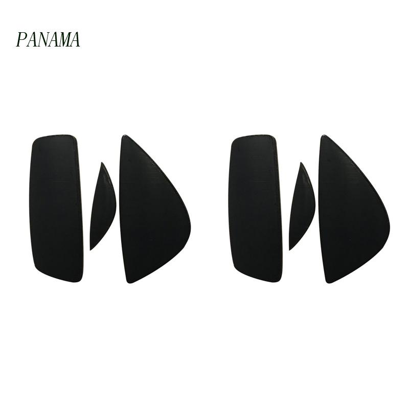 Set 2 Miếng Dán Chân Chuột Không Dây Viền Cong Màu Đen Cho Logitech MX1100