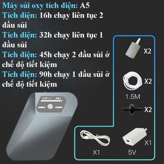 MÁY SỦI OXY CAO CẤP TÍCH ĐIỆN JYIN A5