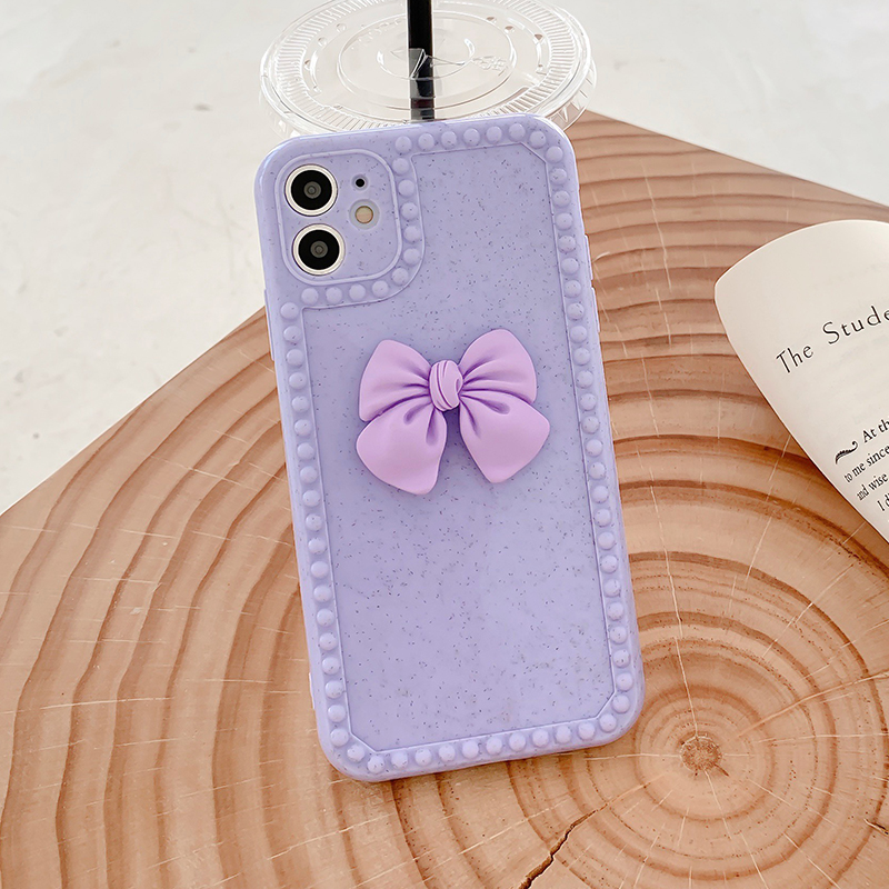 Ốp lưng TPU mềm trang trí nơ cho Iphone 12 Pro Max Mini Iphone Se2020 11pro Max Ix Xr Xs Max 7 8 Plus | BigBuy360 - bigbuy360.vn