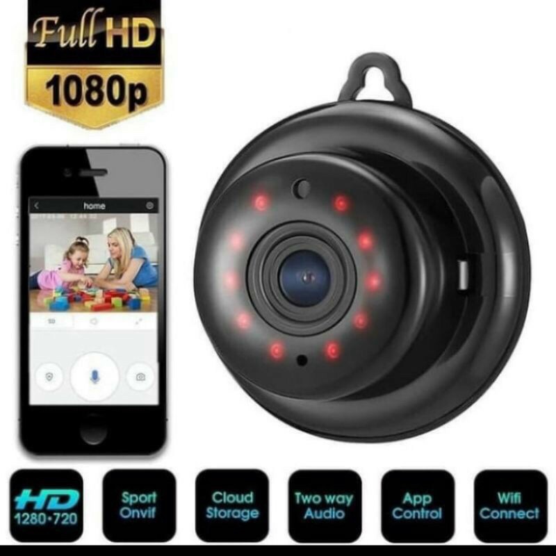 Camera mini góc rộng hồng ngoại V380 Pro