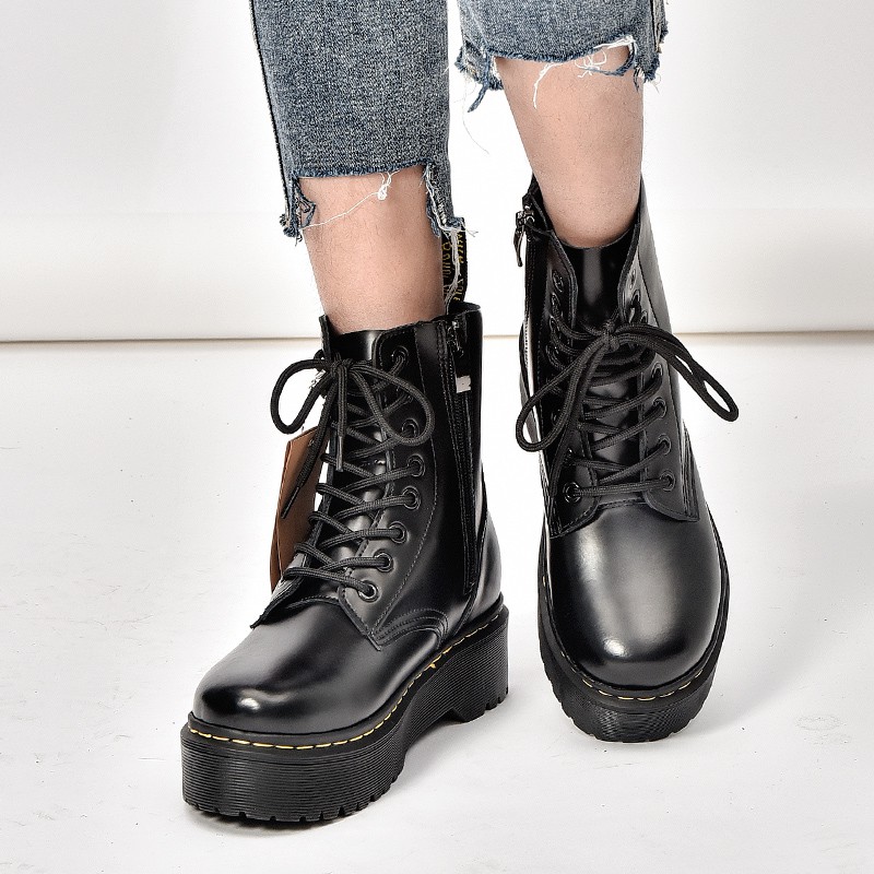 DR. MARTENS Giày Bốt Martin Cổ Cao Thời Trang Cá Tính Cho Nữ