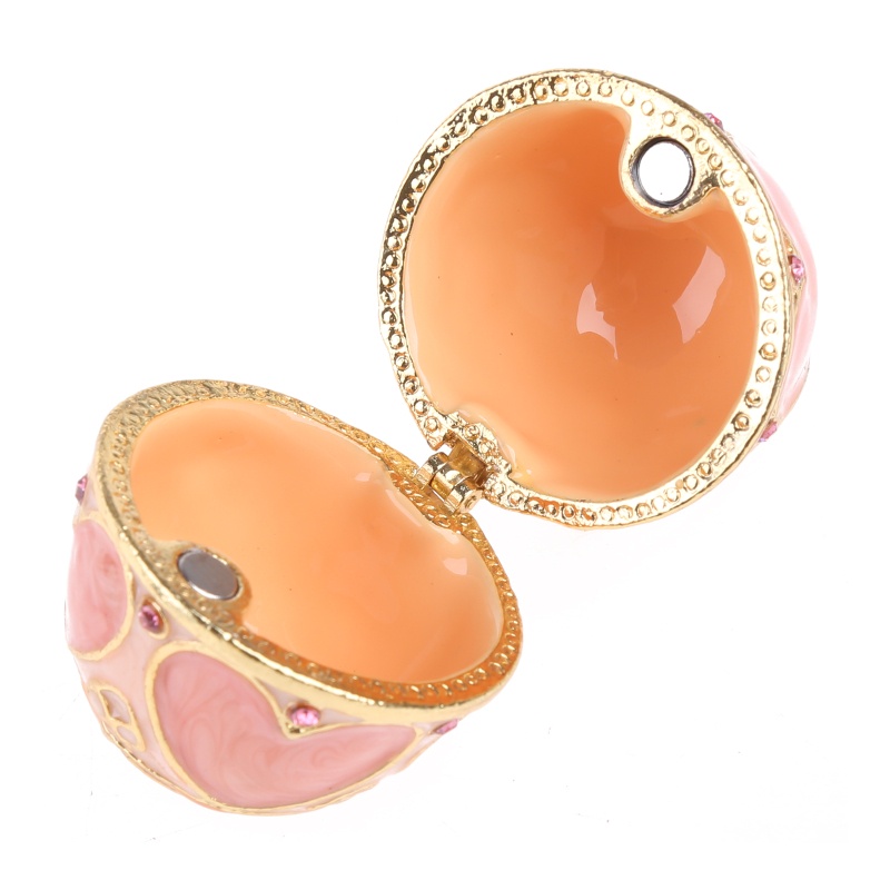 Flgo Hộp Đựng Trang Sức Nhỏ Hình Elip Bằng Hợp Kim Dễ Thương Làm Quà Tặng Sinh Nhật / Đám Cưới