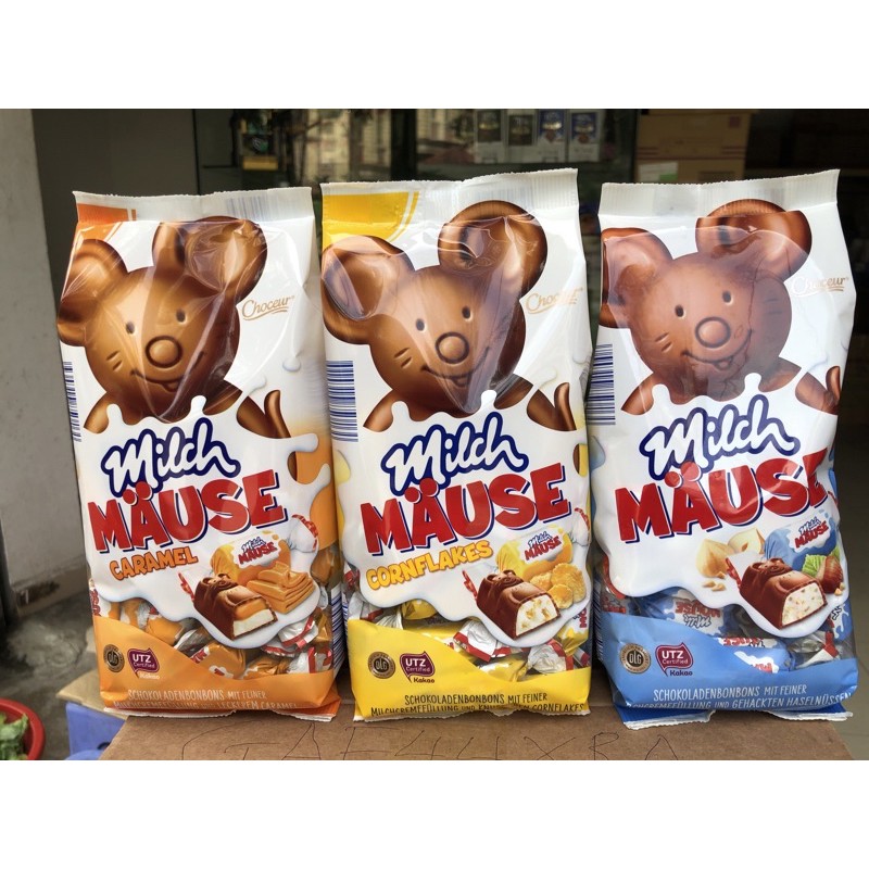 Kẹo socola sữa Milch Mause(210g)