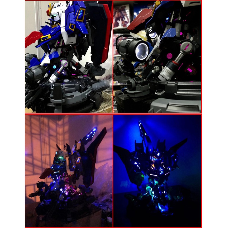 Mô hình lắp ráp Gunpla 1/35 Zeta gundam head bust full led metal part