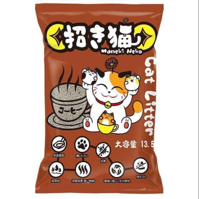 Cát vệ sinh cho mèo- Cát nhật Maneki Neko 5L