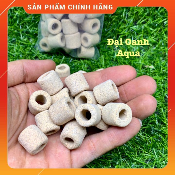 100gr Sứ Lọc Nước Bể Cá Yeben Round Bio Ring- Vật Liệu Lọc Cao Cấp Cho Bể Cá Thủy Sinh