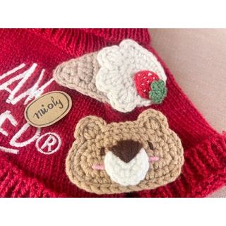 SET KẸP TÓC LEN HANDMADE (by Mioly)