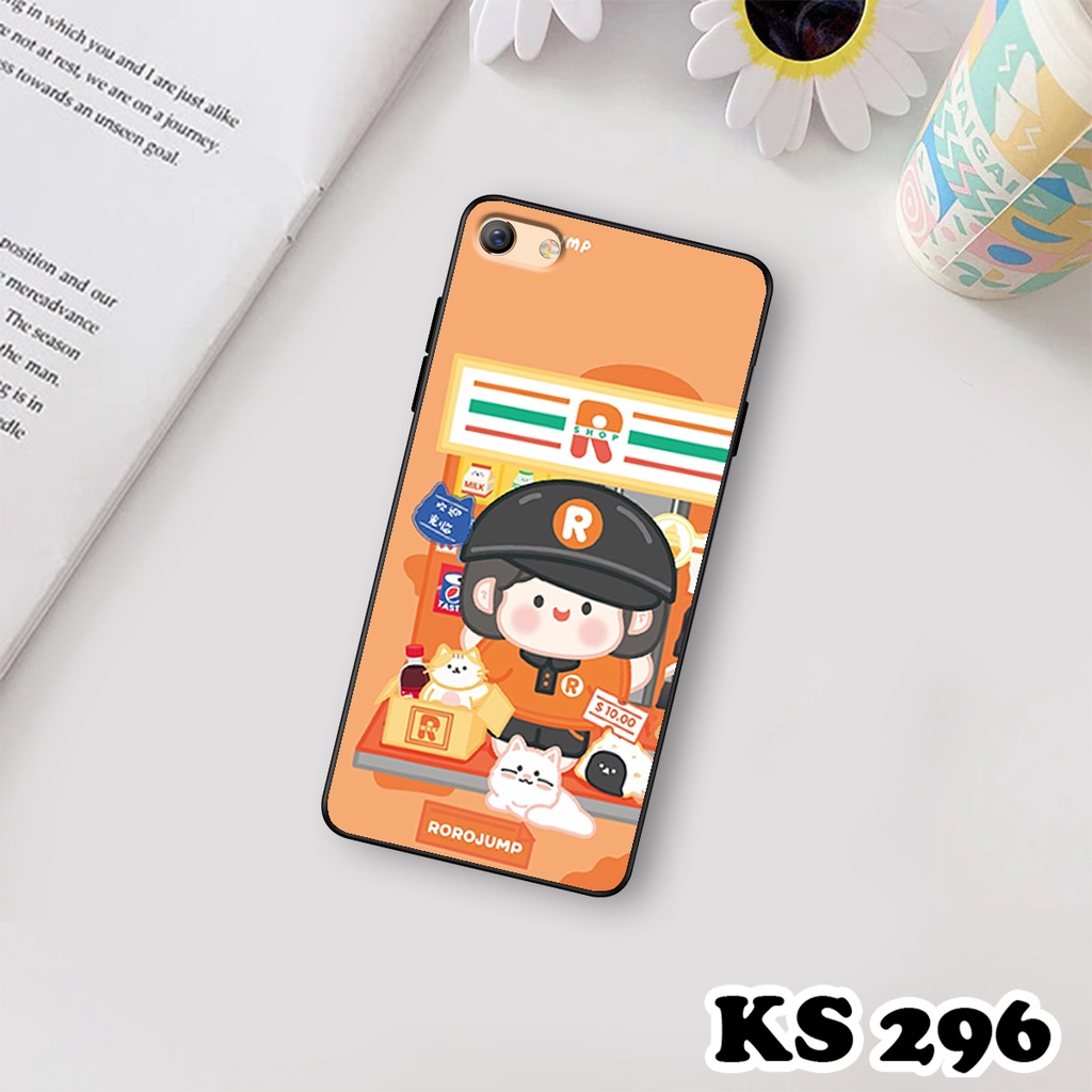 Ốp lưng Oppo F3 - Oppo F3 Plus - Oppo A77 2017 - Ốp in hình Ngân hà &amp; Roro Jumb - Lưng nhám viền TPU