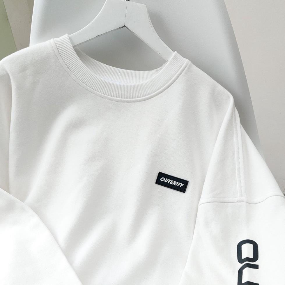 Áo Sweater mẫu OUTERITY Essentinal- MÀU trắng (N341)