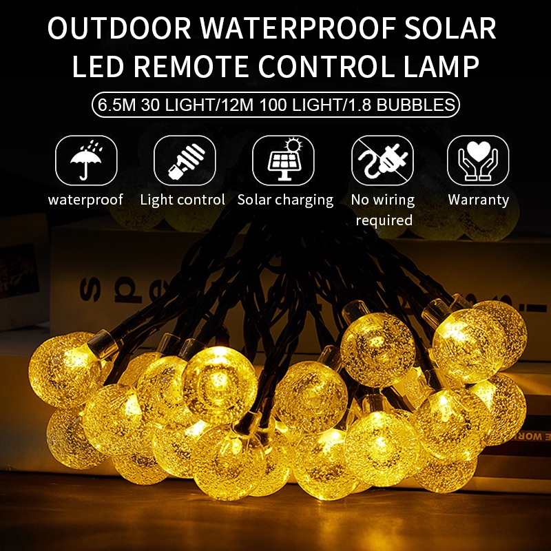 Đèn LED năng lượng mặt trời kiểu pha lê chống thấm nước trang trí vườn nhà lối đi dạo bãi cỏ mặt đất