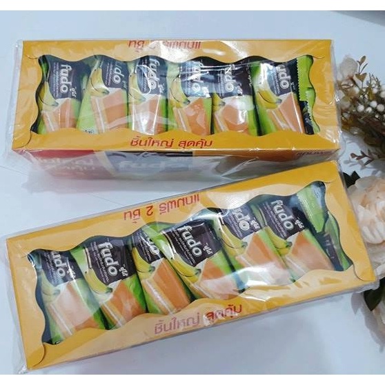 Bánh Bông Lan FUDO Chesse/Tiramisu/Chocolate Oriental Hộp 24 Gói