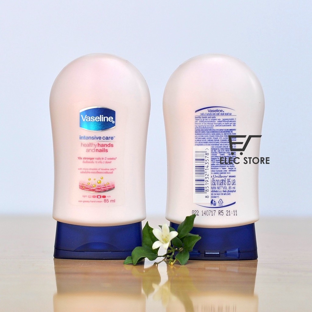 Sữa dưỡng trắng tay và móng Vaseline healthy 85ml Thái Lan
