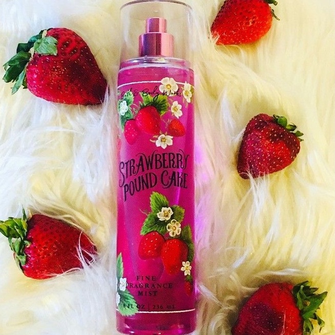 Xịt Thơm Toàn Thân STRAWBERRY POUND CAKE 30ml/50ml/100ml/Fullsize 236ml +jɥȽÿ08+