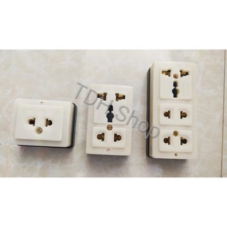 Ổ cắm 1 chấu, 2 chấu, 3 chấu Nival, Vinakip