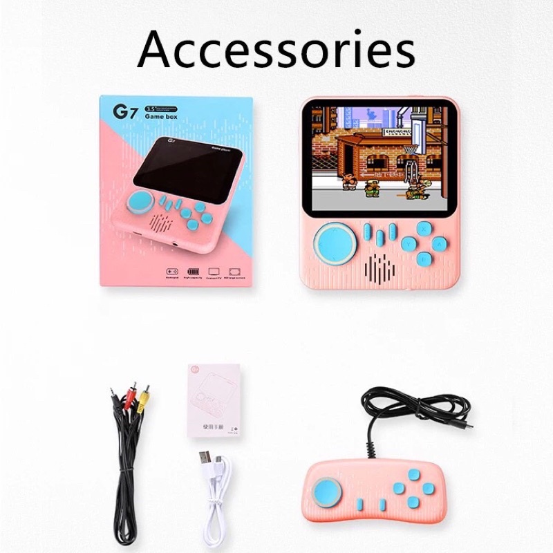 Máy chơi game cầm tay G5/G7 sử dụng 2 người,kết nối tivi màn hình rõ nét bảo hành đổi 1-1