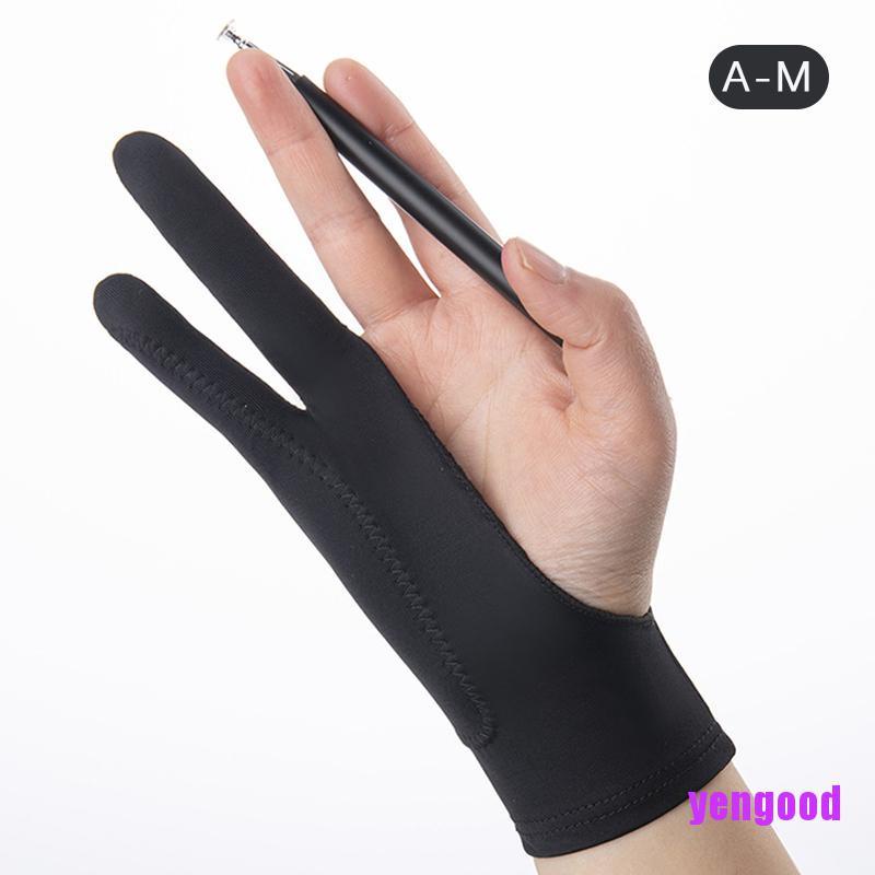 1 Găng Tay Đeo 2 Ngón Tay Màu Đen Chống Bẩn