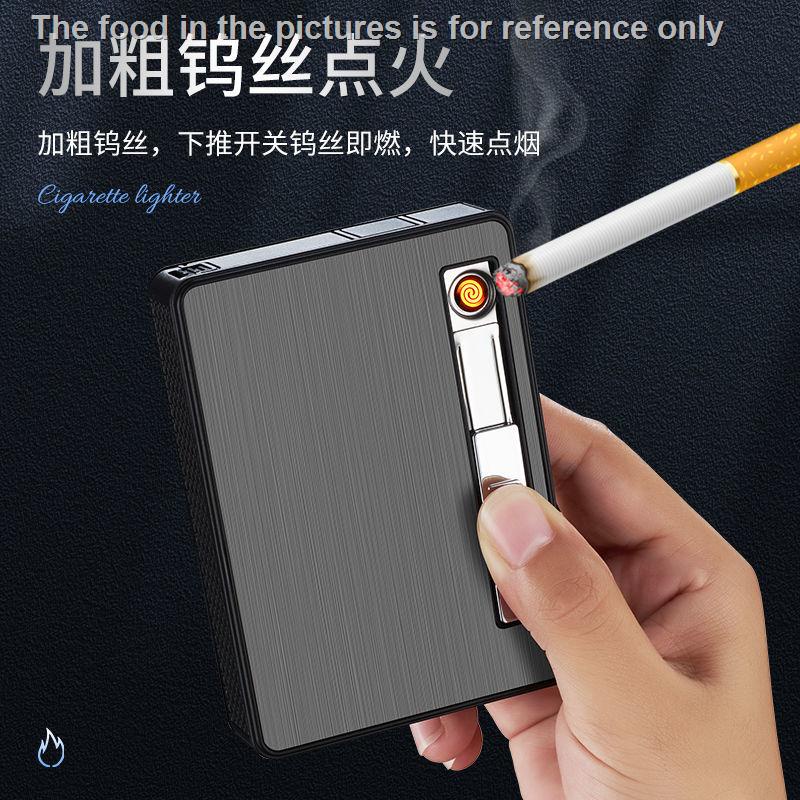 20 Gói Hộp Đựng Thuốc Lá Tích Hợp Bật Lửa Tự Động Chống Ẩm Sáng Tạo Cá Tính