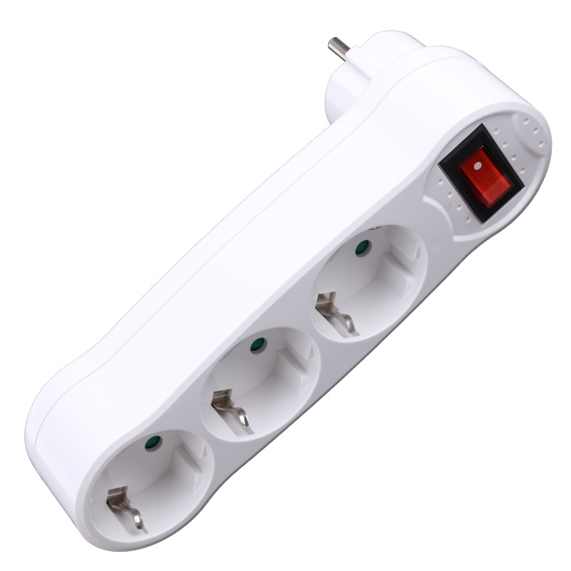 Ổ Cắm Điện 2 Chấu 3 Chấu Phích Cắm EU Tiện Dụng