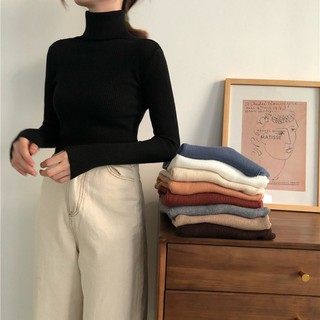 Áo Len Cổ Lọ Trơn unisex