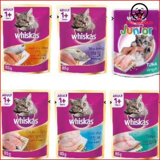 Pate dành cho Mèo Whiskas 80g đủ vị