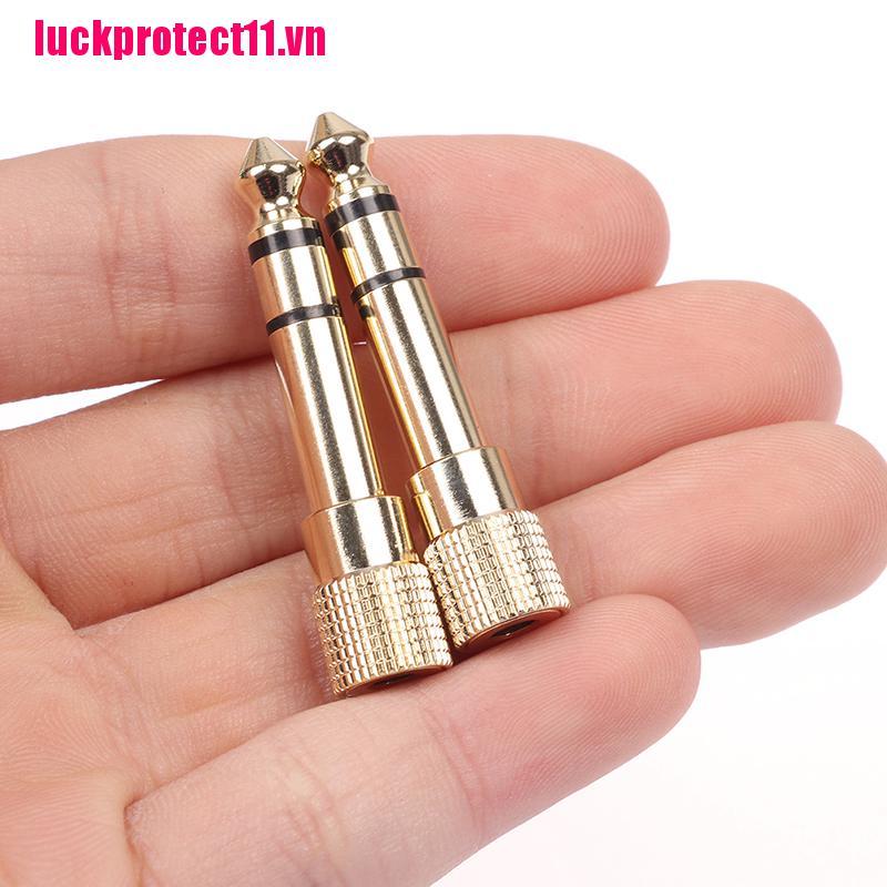 CCC Đầu Chuyển Đổi Âm Thanh Từ Đầu Đực 6.3mm 1 / 4 "Sang Đầu Cái 3.5mm 1 / 8"