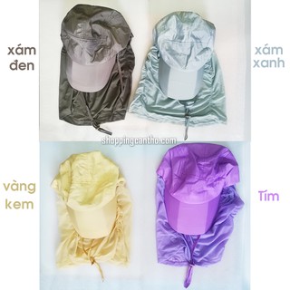 Nón Có Che Mặt Chống Nắng 4 Phong Cách