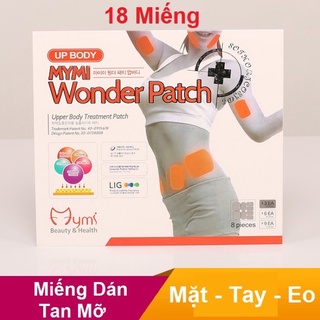 COMBO 18 MIẾNG DÁN TAN MỠ TAY - EO - MẶT