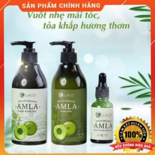 COMBO ORGANIC AMLA DẦU GỘI - DẦU XẢ- SERUM -ngăn rụng tóc cực kỳ hiệu quả