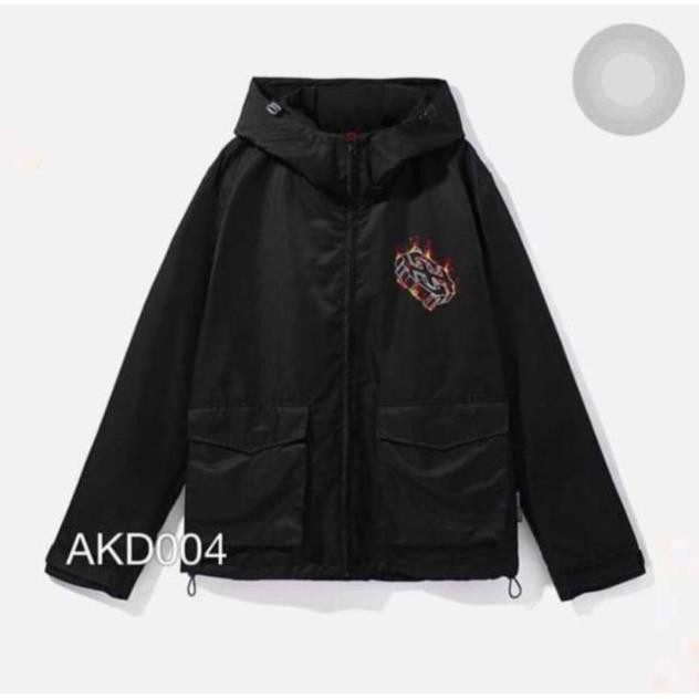 Áo khoác dù nam nữ hình in chất lượng bền đẹp siêu phẩm việt KMG chất lừ
