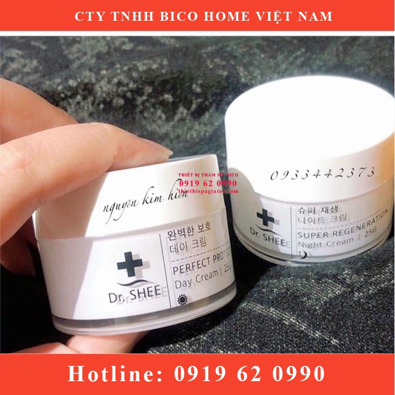 [Giảm 30%] Cặp Kem Dưỡng Da Ngày Đêm Dr Shee 30G Phiên Bản 2021  -Thiết Bị Spa BICO