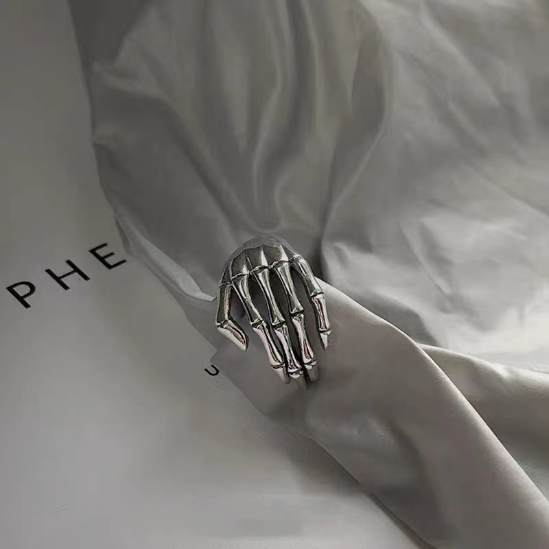 Nhẫn Hở Hình Móng Vuốt Mới Có Thể Điều Chỉnh Phong Cách punk hip hop Cá Tính Dành Cho Cặp Đôi