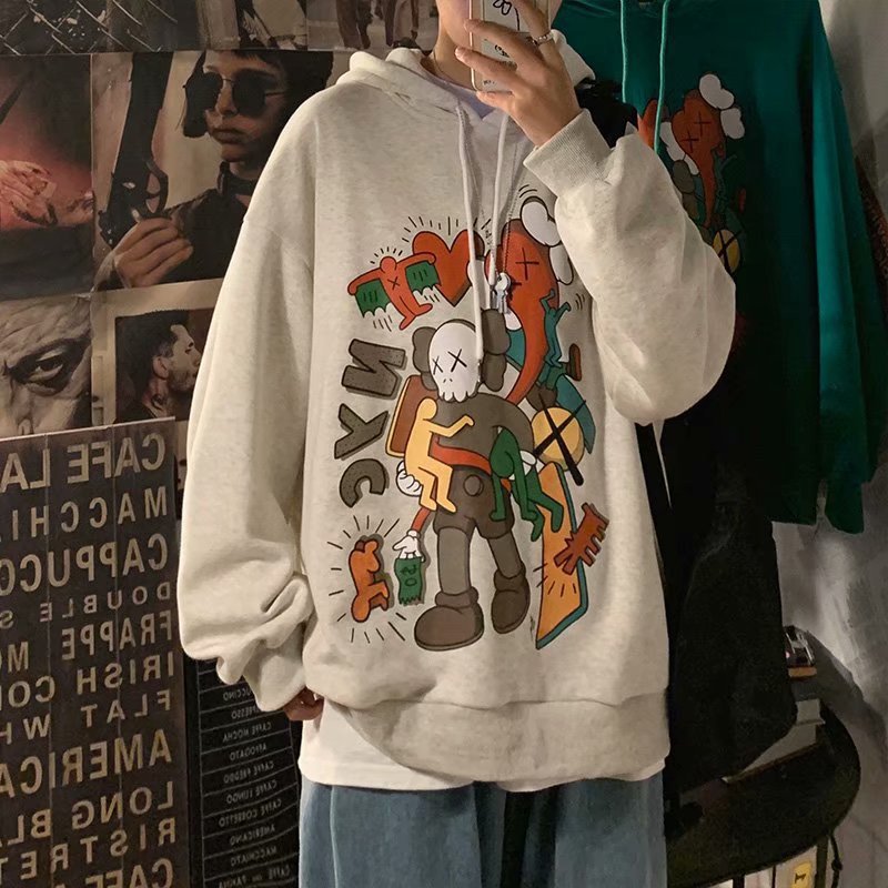 Áo Hoodie Dáng Rộng Thời Trang Mùa Thu Cho Nam