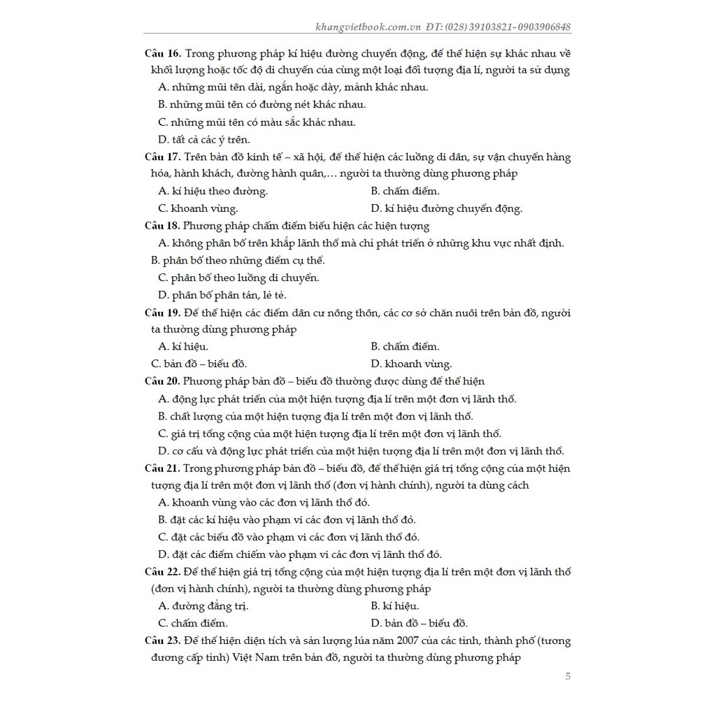 Sách - Sách Bồi Dưỡng Học Sinh Giỏi Địa 10 - Hướng Dẫn Ôn Tập Nhanh - Hiệu Quả Câu Hỏi Và Bài Tập Trắc Nghiệm Địa Lí 10