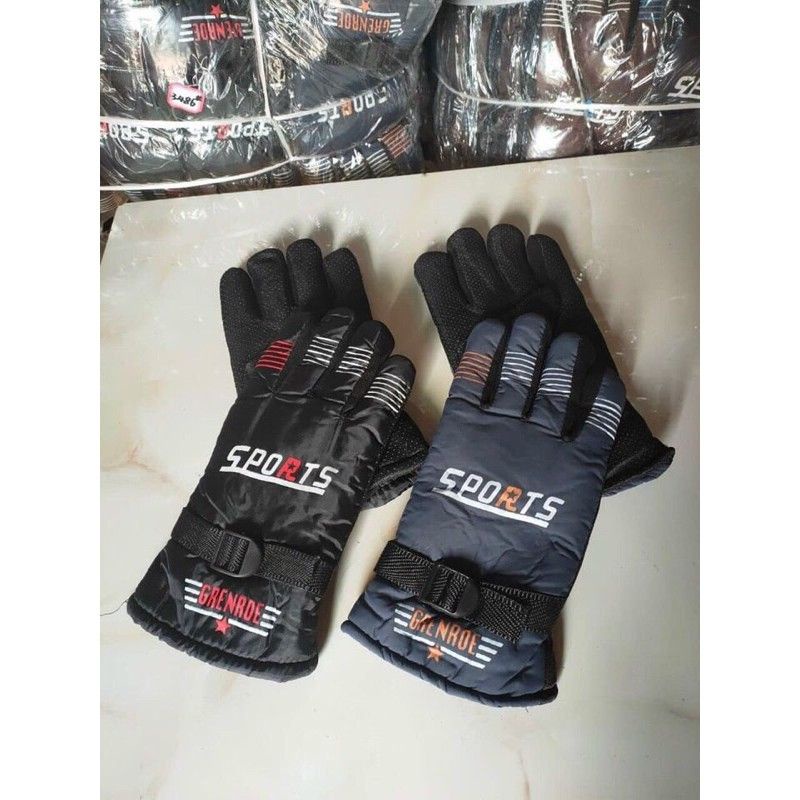 Găng Tay Phao Cản gió chống nước lót lông Sport