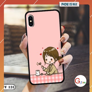 Ốp lưng iPhone Xs Max nhám viền dẻo