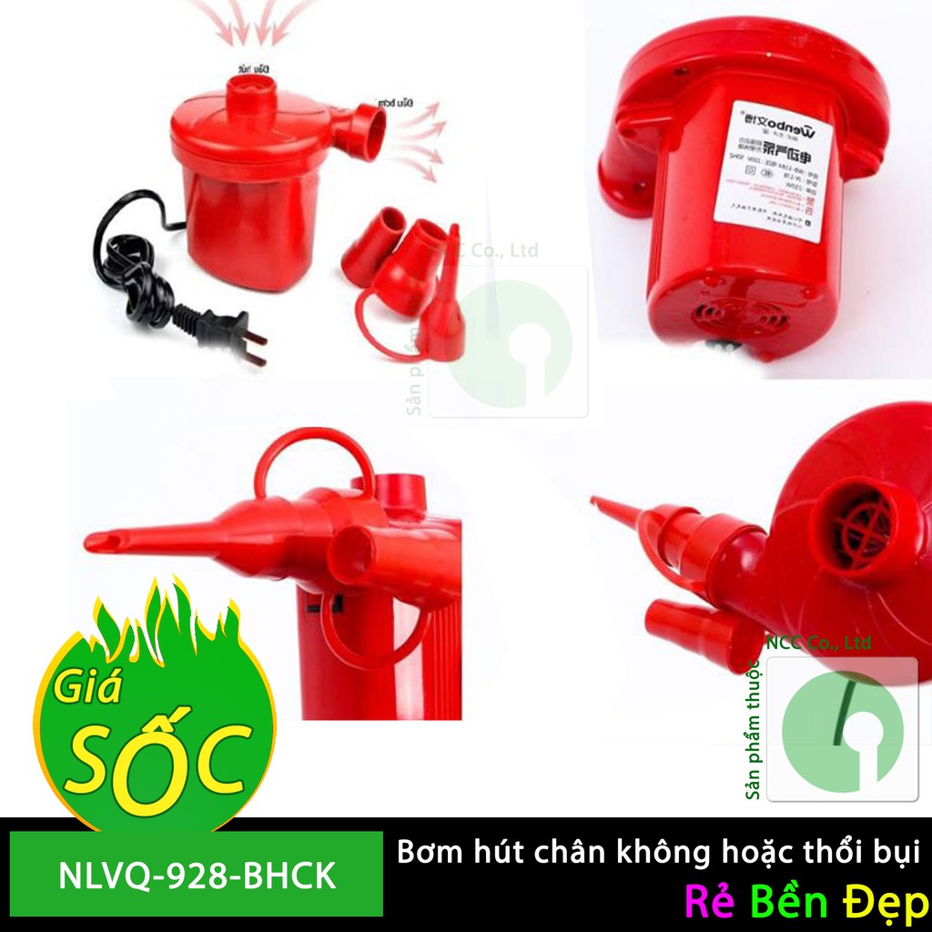 Bơm hút chân không hoặc thổi bụi Wenbo - NLVQ-928-BHCK (Màu ngẫu nhiên