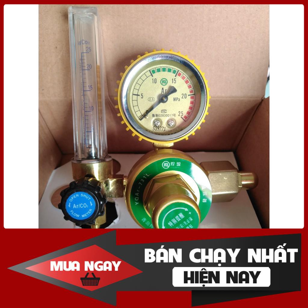 Đồng hồ khí Argon YQAr - 731L cho máy hàn inox chất lượng tốt