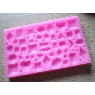Khuôn Silicone Làm Bánh Hình Đá Quý Độc Đáo